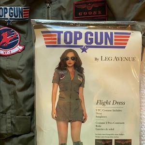Adult sexy Halloween costume Top Gun size L